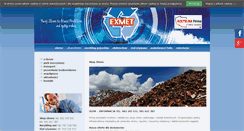 Desktop Screenshot of exmet.com.pl