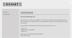 Desktop Screenshot of exmet.com